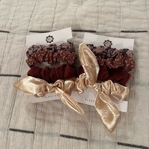 Black Diamond Hair Scrunchies
